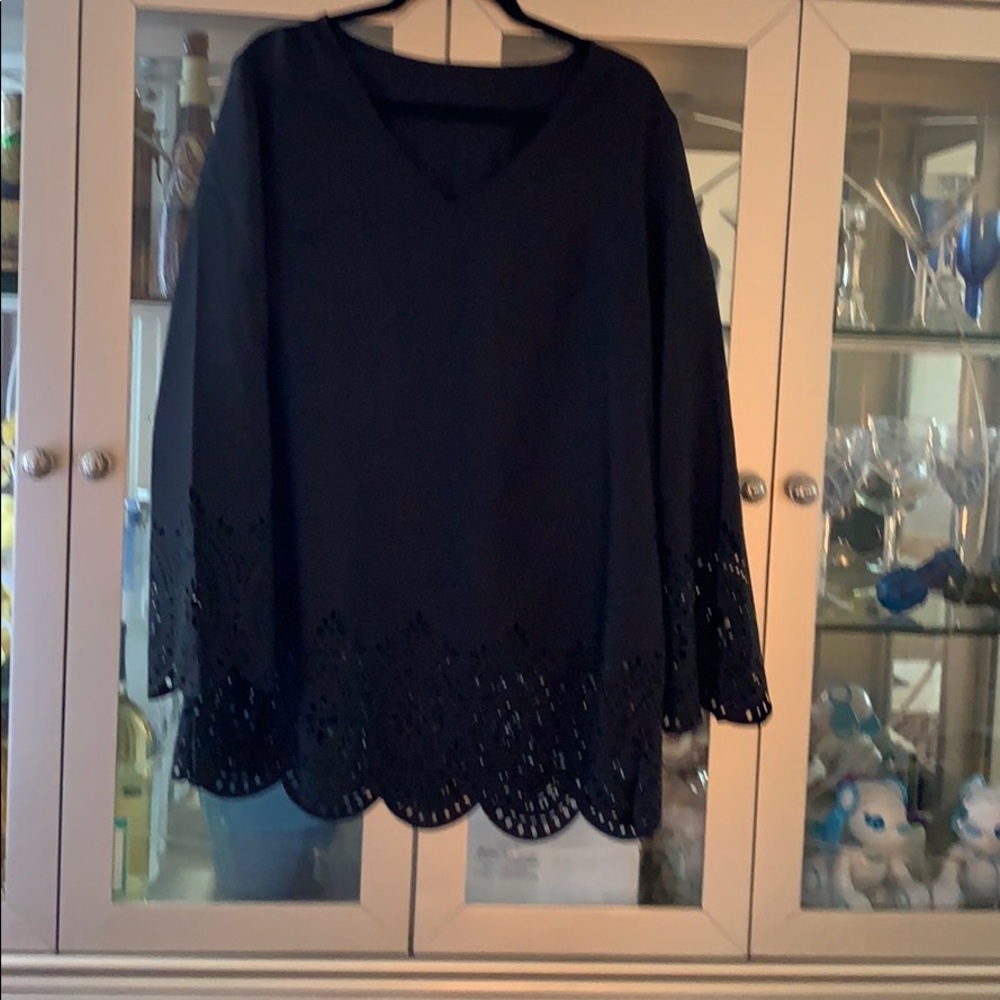 Blacktop with lace